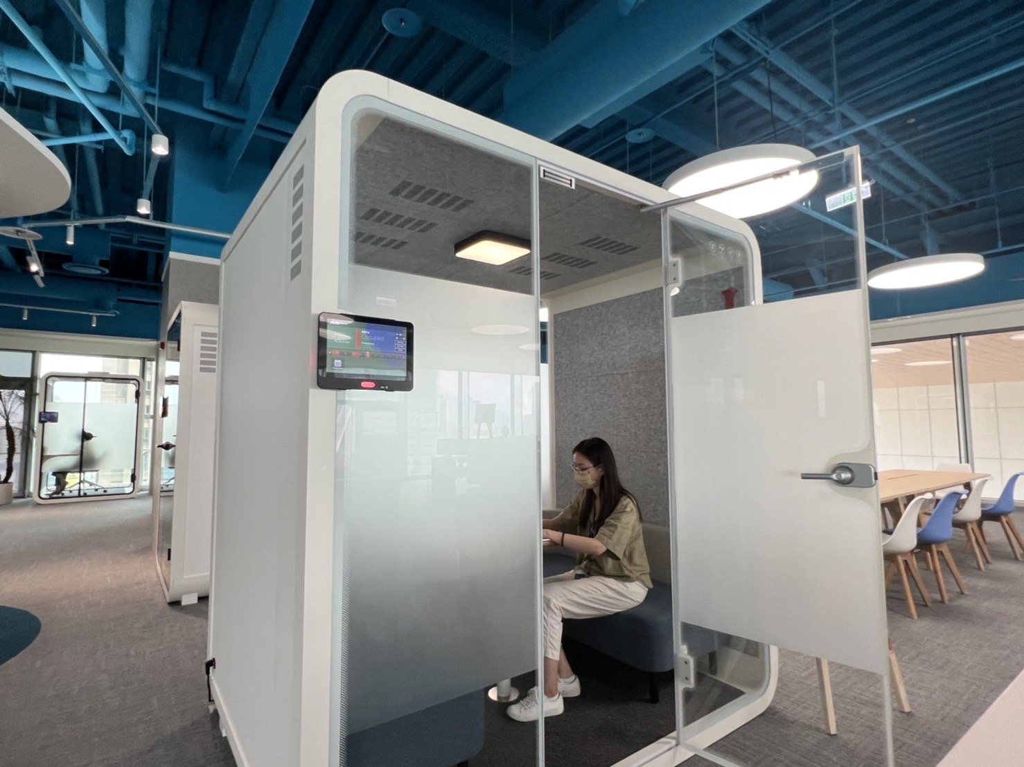 stake高雄據點的智慧行動辦公艙，展現stake在面板以外的研發應用軟實力